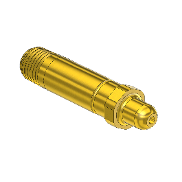 Western CGA 280 NIPPLE 1/4NPTM 2.5" CP