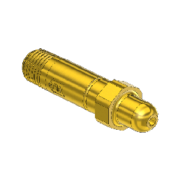 Western CGA 346 NIPPLE 1/4NPTM 2.5" CP