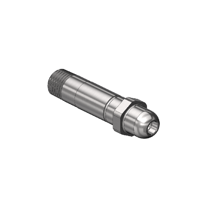 Western CGA 540 NIPPLE 1/4NPTM 2.5" CP