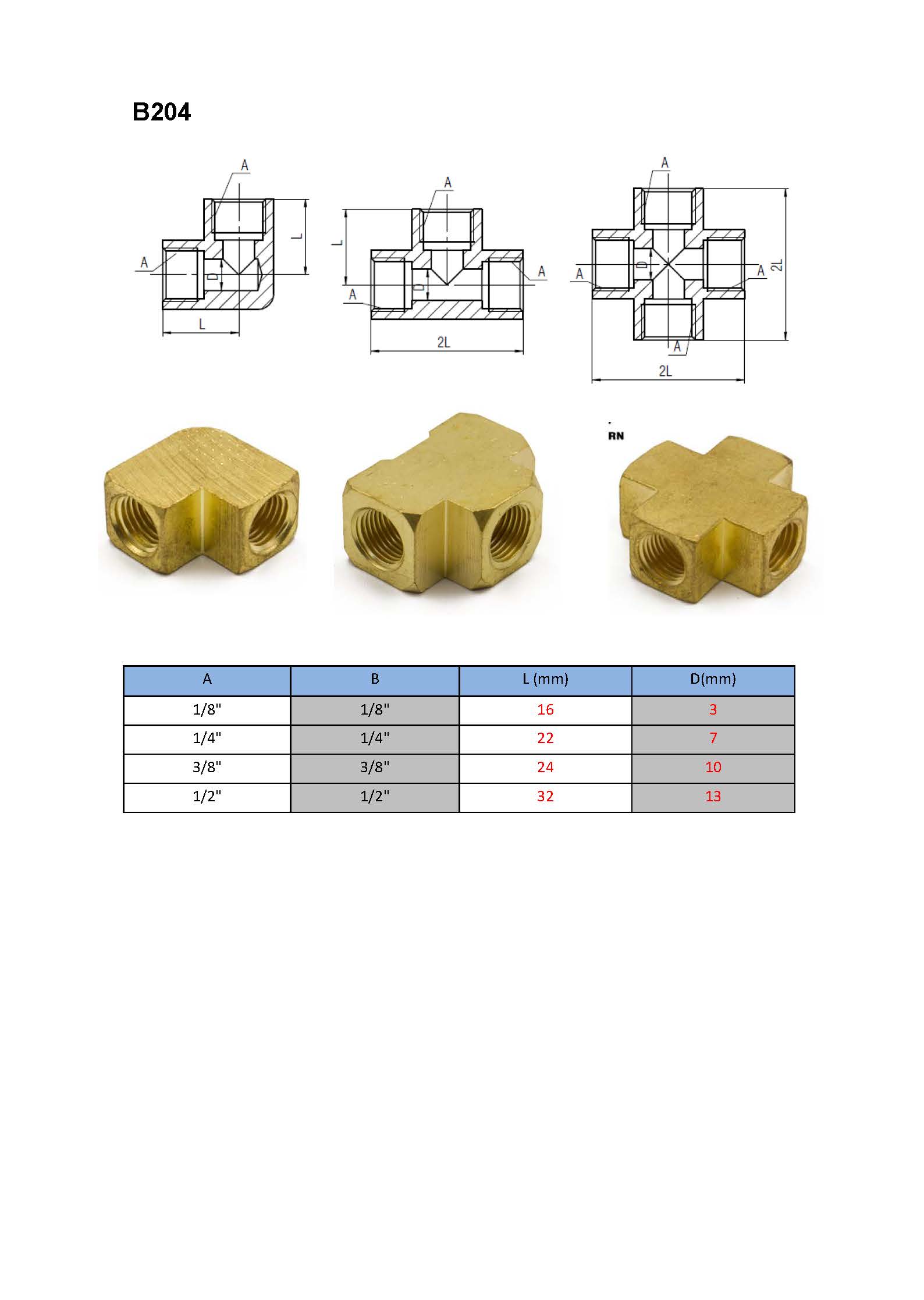 Western 1/4 NPT F CROSS CP