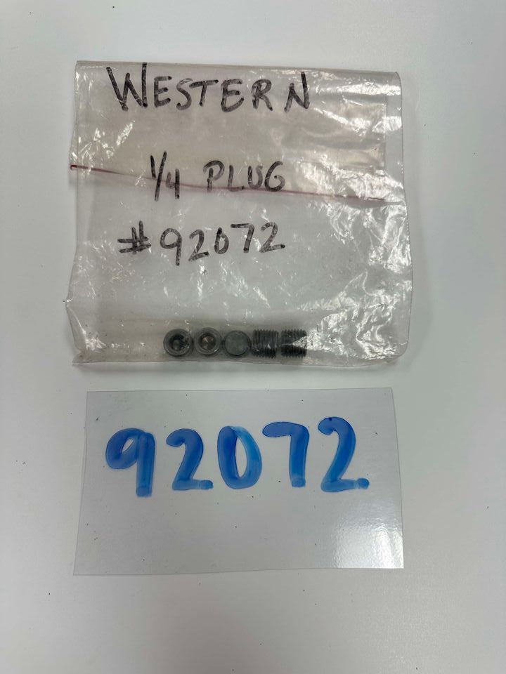 Western NPT PLUG 1/4 M