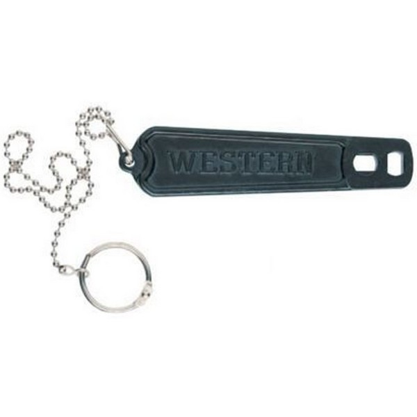 CYLINDER WRENCH, METAL WITH SECURITY CHAIN