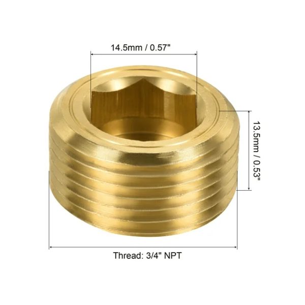 Western 3/4NPT PLUG/SEE PRINT WHF-1-32