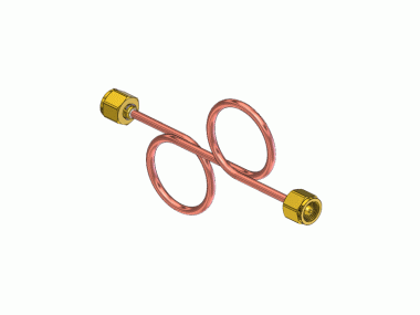 Western CGA 326 CU PIGTAIL/CV/2 LOOPS