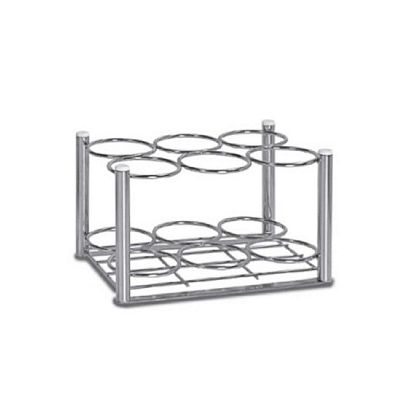CYLINDER RACKS & STANDS, HOLDS 6 C, D OR E, CHROME FINISH