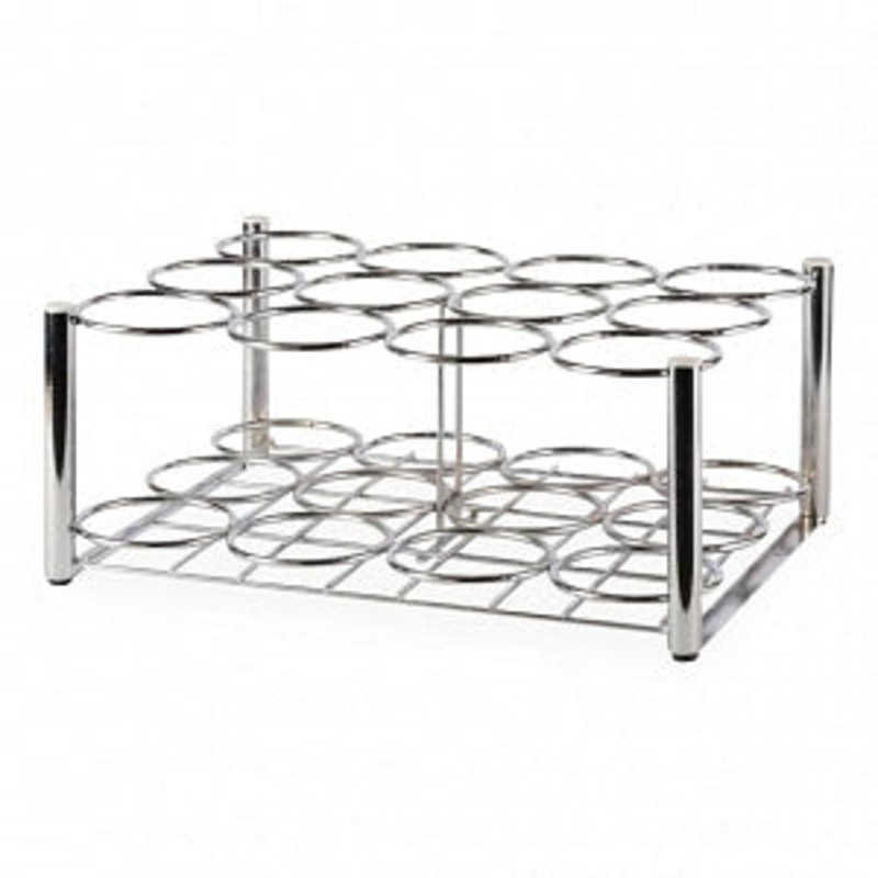 CYLINDER RACKS & STANDS, HOLDS 12 C, D OR E, CHROME FINISH