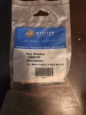 Western Q.C.BRASS PLUG/C.V.ASSY.REG.O2