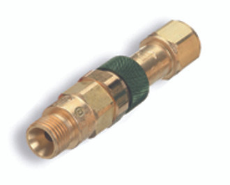 QUICK CONNECT TORCH TO HOSE, B-SIZE 9/16"-18 UNF, LH FUEL GAS, INCLUDES QDB200 & QDB201
