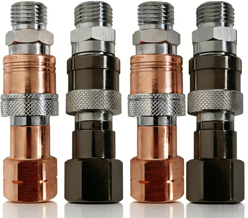QUICK CONNECT TORCH, B-SIZE 9/16"-18 UNF, LH FEMALE X PLUG (CHECK VALVE), LH FUEL GAS