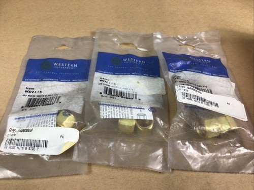 KIT FUEL GAS HOSE NUTS B SIZE (8) (2)