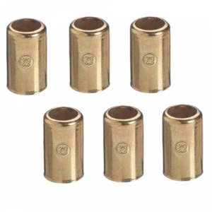 KIT BRASS FERRULES, HOSE FERRULES 1/4" ID (7326) (6)