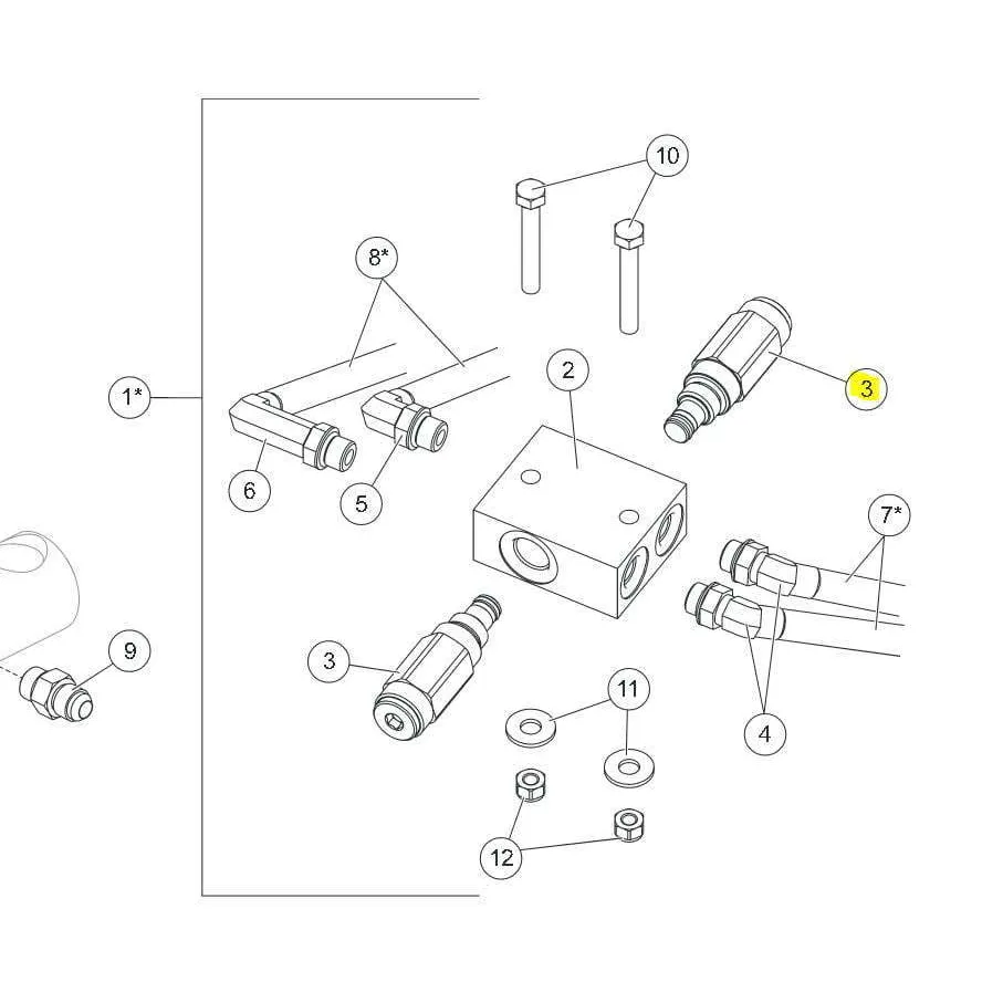 Western 300 PSI RELIEF VLV ASSY/ VITON