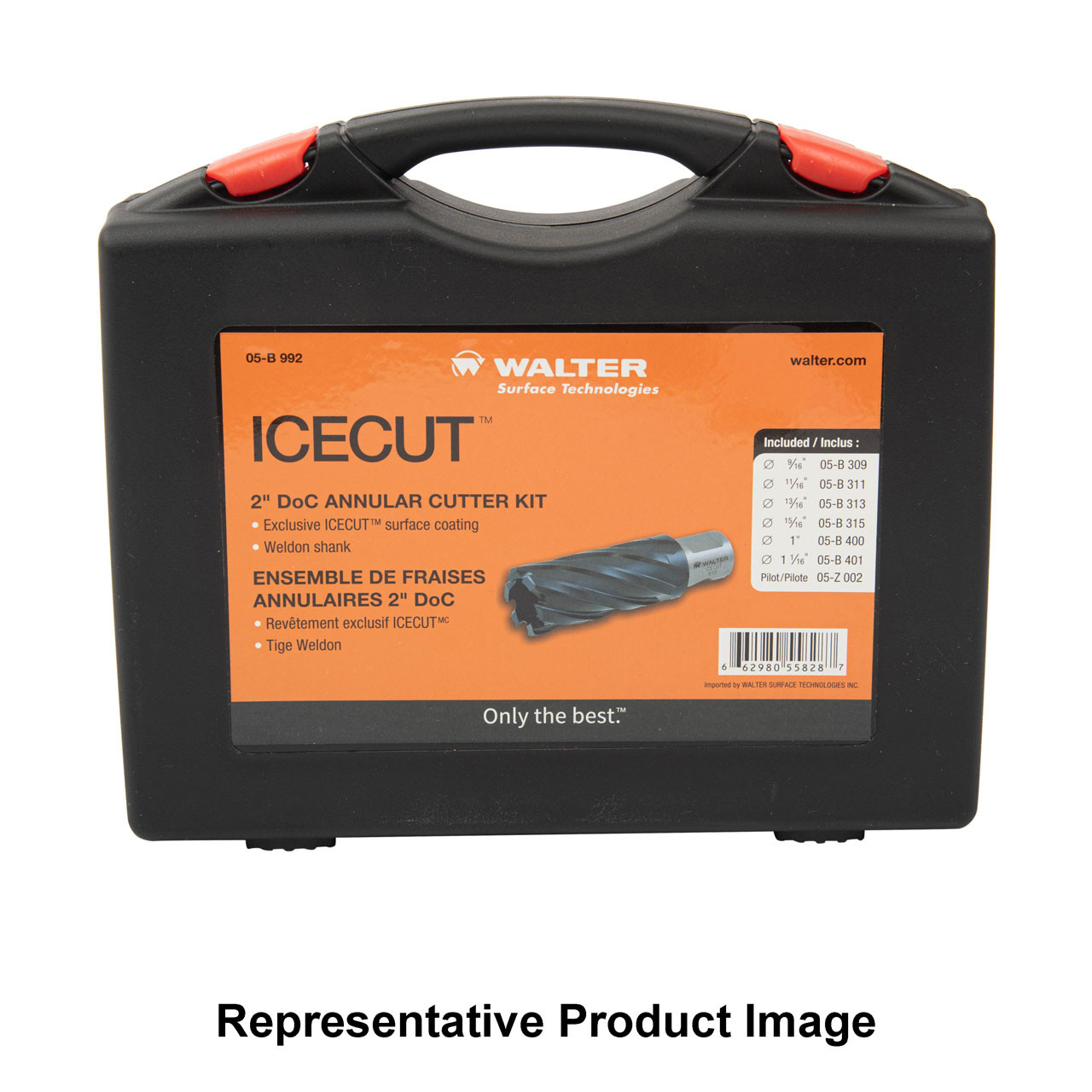 1-1/4" X 1" DEPTH ICECUT UNIV. SHANK