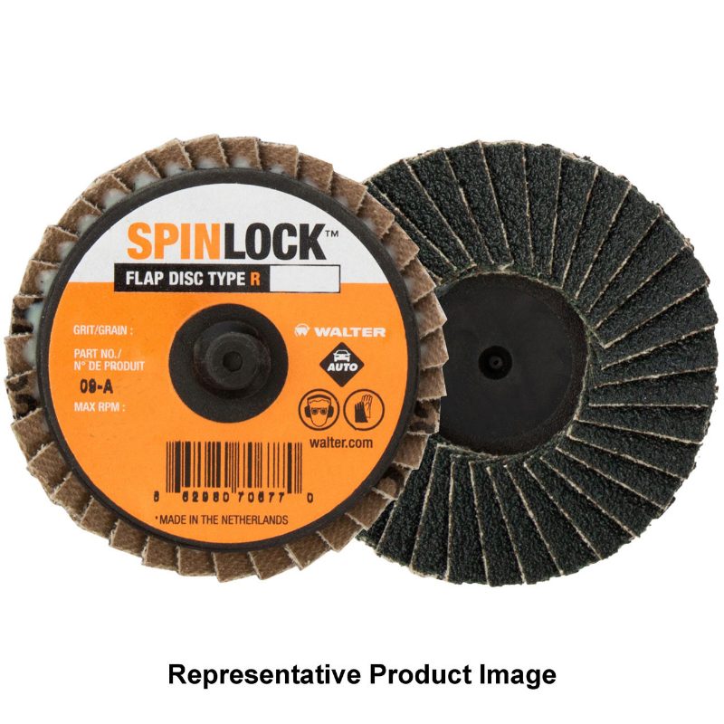 SPINLOCK FLAP DISC, 3" G80
