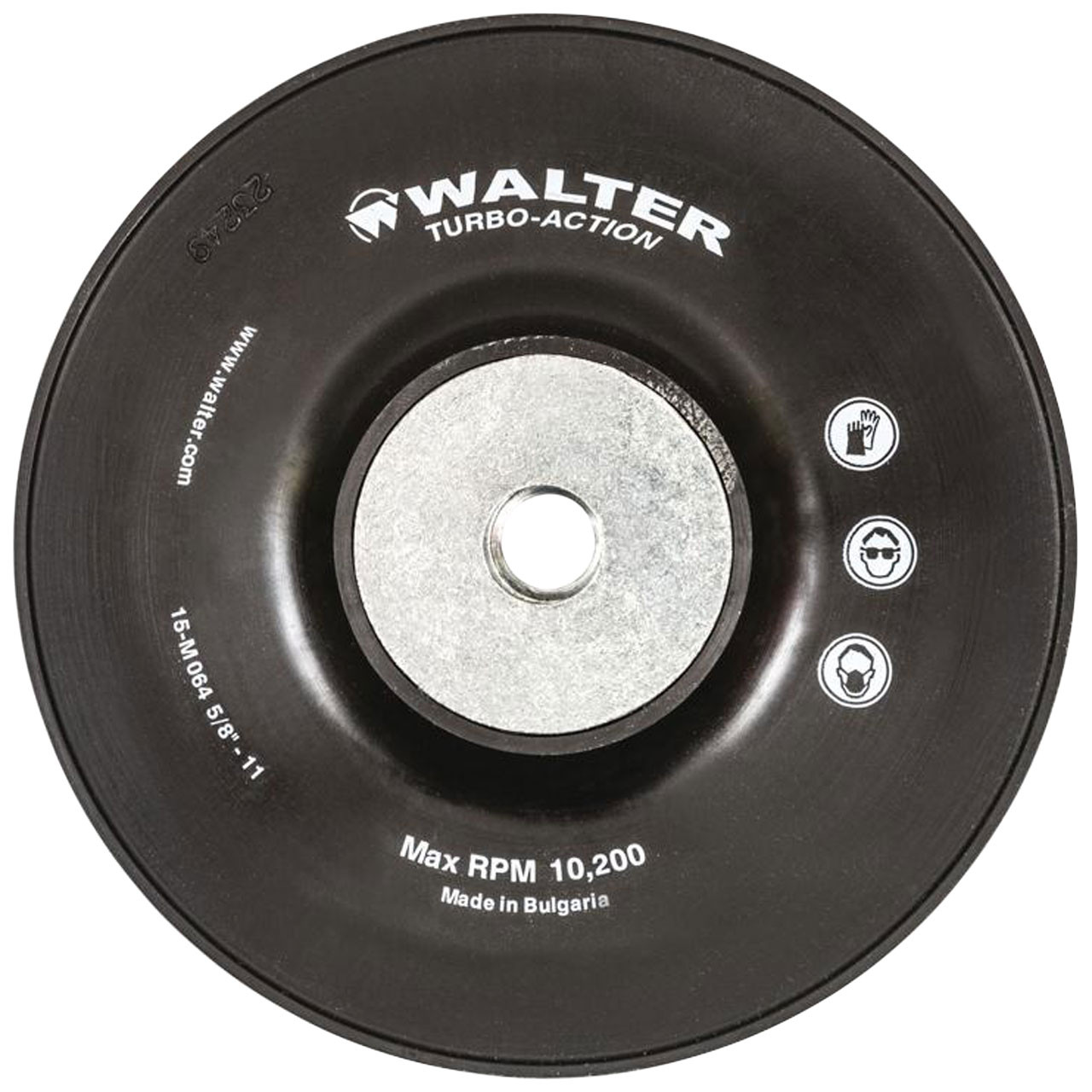 RUBBER BACKING PAD 6X5/8-11
