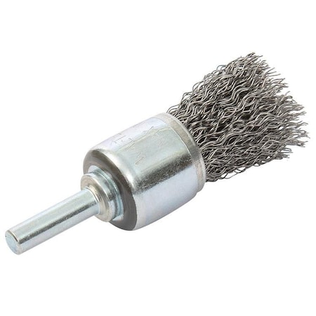 ALLSTEEL 3/4"X.014" WIRE END BRUSH-S/S