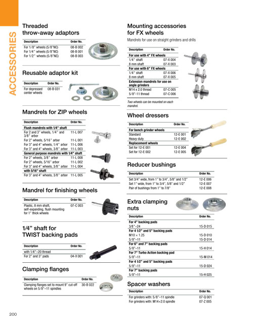 THROW-AWAY ADAPTORS-1/4"