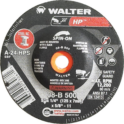 HP XX 5X1/4X7/8 GRINDING WHEEL