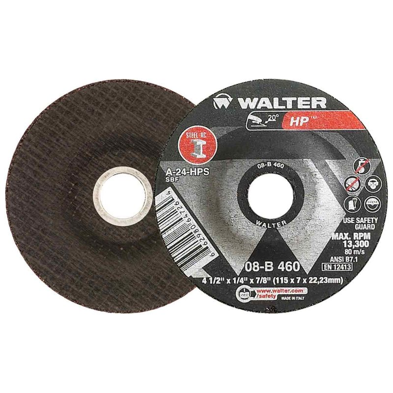 4-1/2X1/8 A24ALU GR WHEELS