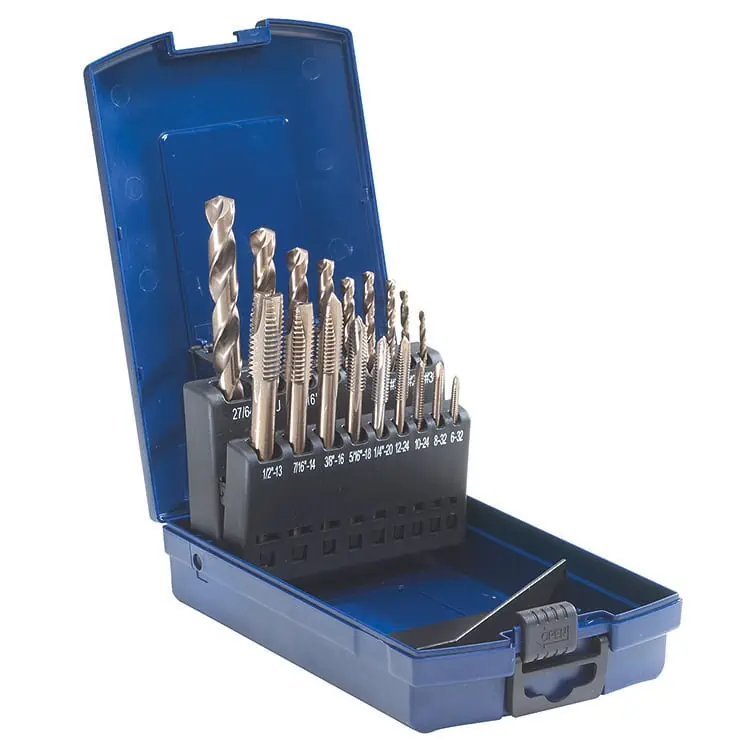 18 PCS SST PWR TAP/ NF & SST DRILL SET