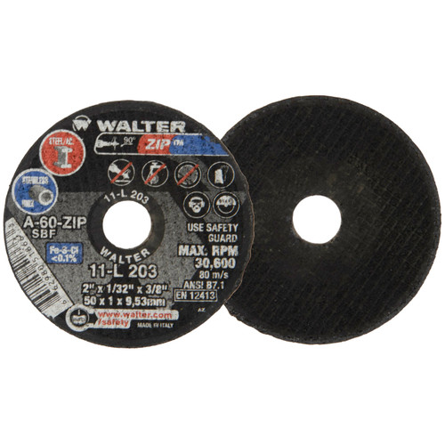 2X1/32X3/8 ZIP CUT-OFF WHEELS