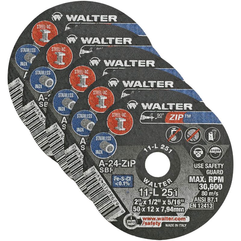 2X1/16X1/4 ZIP CUT-OFF WHEELS