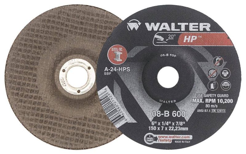 6" X 1/4" X 7/8" FX STAINLESS WHEEL