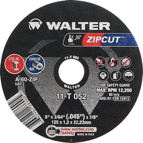 5X3/64X7/8 ZIPCUT WHEEL-PKG/5