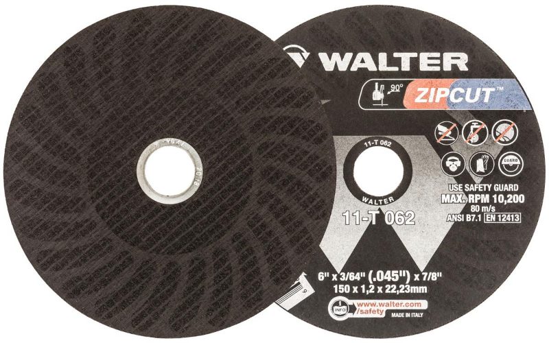 ZIP WHEEL 6X3/16X7/8'' T1 CUT-OFF WHEEL