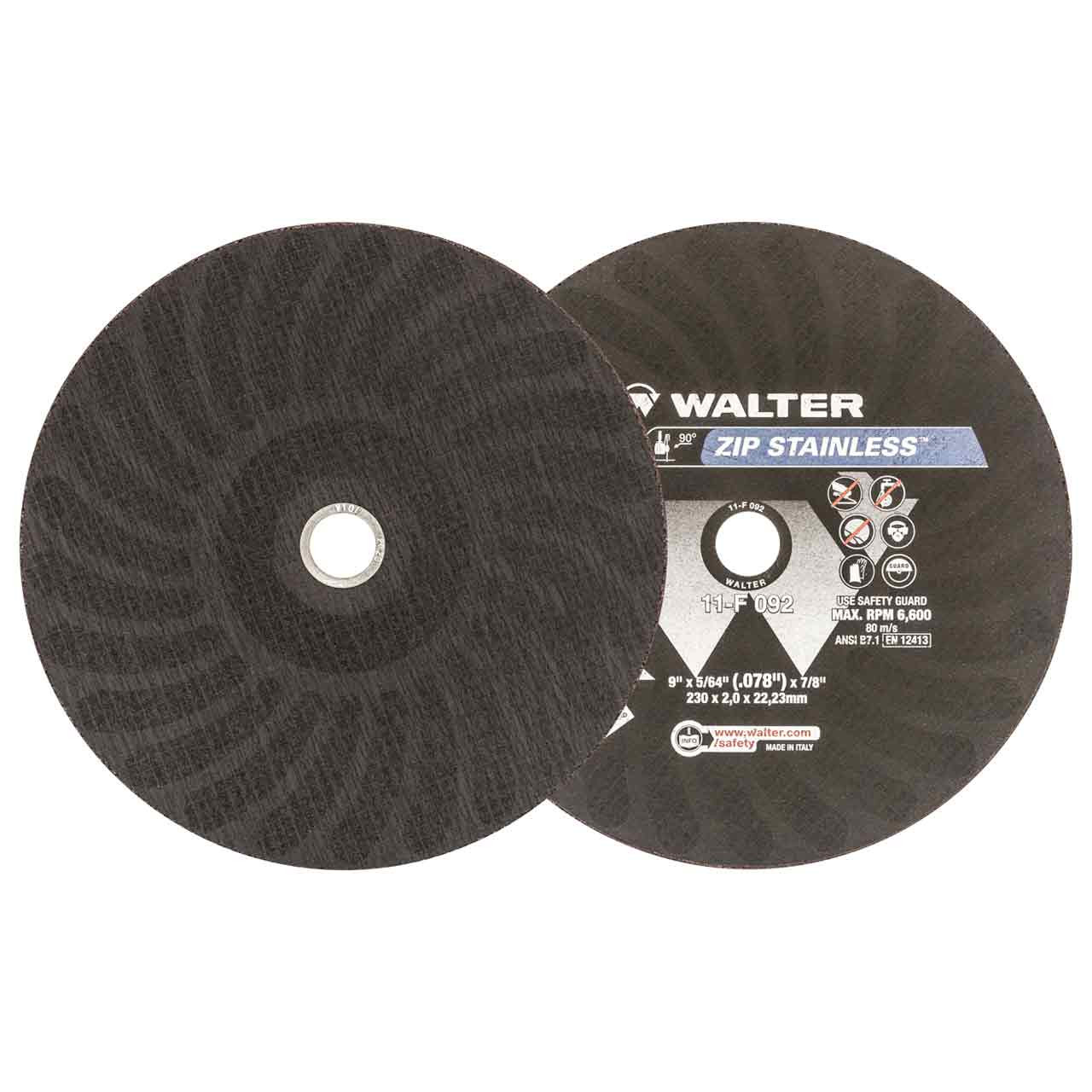 ZIP WHEEL 9X5/64X7/8'' T1 CUT-OFF WHEEL