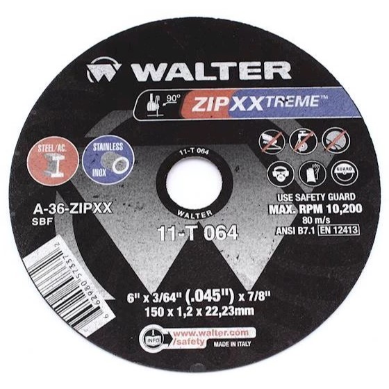 6 X 3/64 ZIP ALU WHEEL