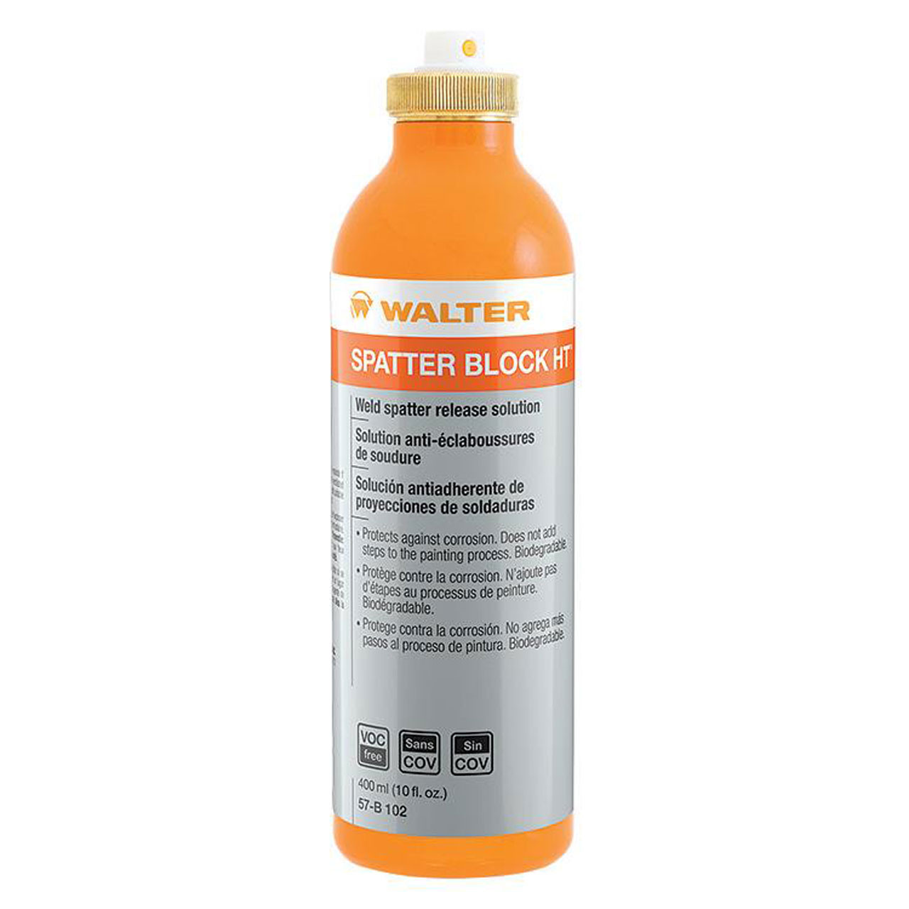 EMPTY SPRAY BOTTLE/SPATTER BLOCK