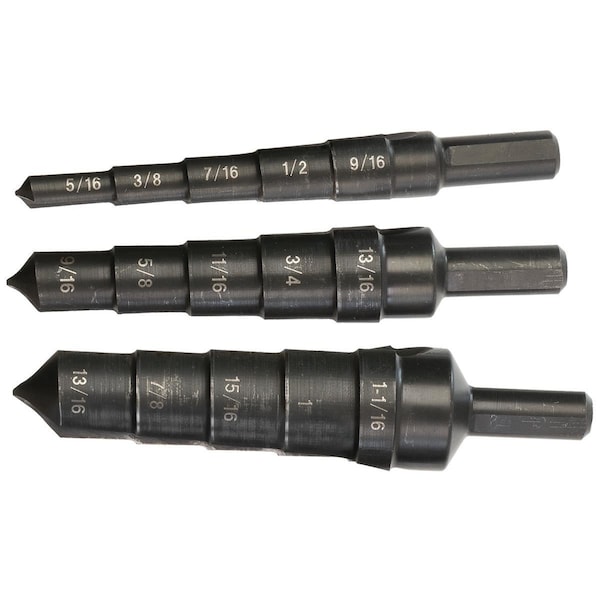 STEP DRILL REAMER-9/16" to 13/16"(5step)