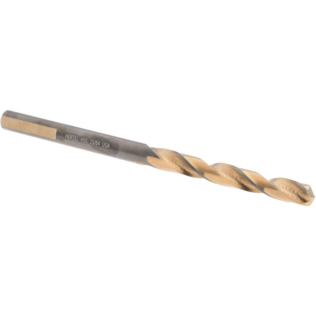 MRO Plus Drills Jobber HSS Black & Gold 15/64