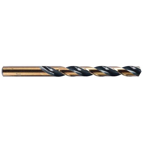MRO Plus Drills Jobber HSS Black & Gold 1/4
