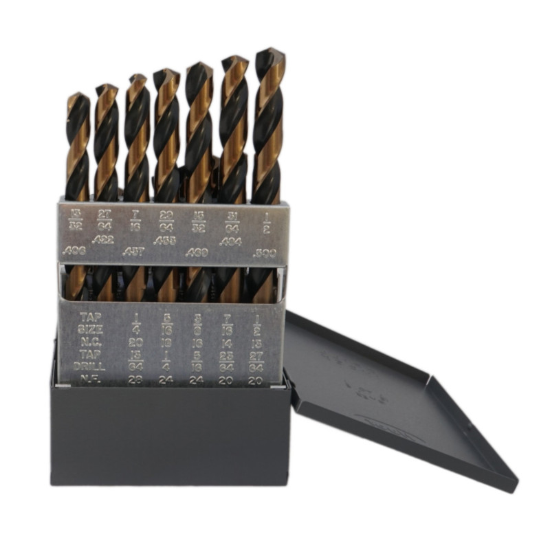 MRO Plus Drills Jobber HSS Black & Gold J