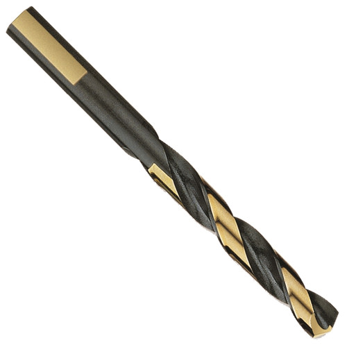 TriNADO Drills Mechanics Length 3-Flats HSS Black & Bronze Oxide 3/8