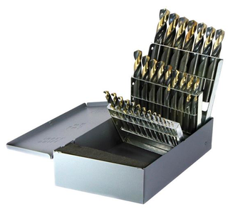 MRO Plus Sets Set 29 Piece Premium HSS Black & Bronze Oxide 1/16"-3/8" by 64ths