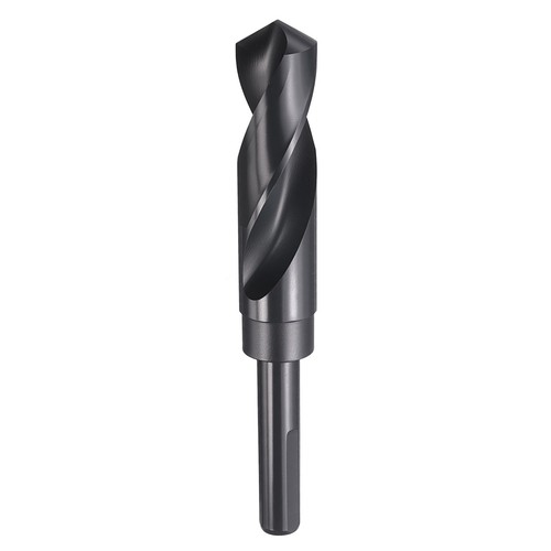 Triumph Drills 1/2" Reduced Shank 3-Flats HSS Black Oxide Flutes 43/64
