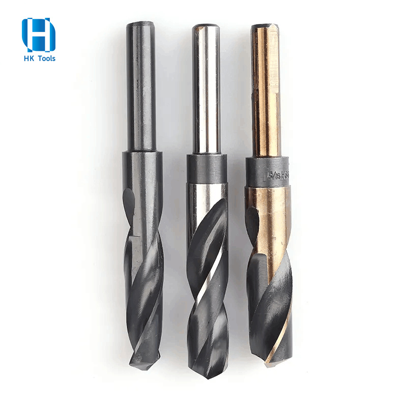 Triumph Drills 1/2" Reduced Shank 3-Flats HSS Black Oxide Flutes 63/64