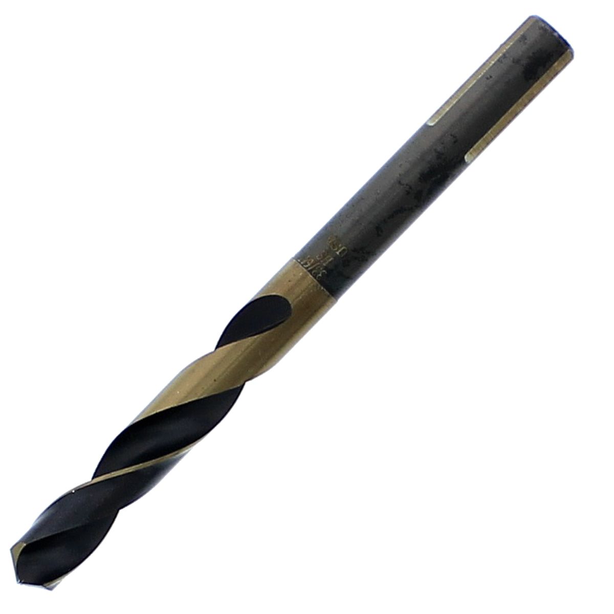 ThunderBit Drills 1/2" Reduced Shank 3-Flats HSS Black & Bronze Oxide 3/4