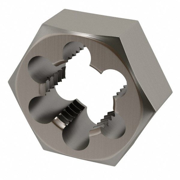 Triumph Hex Rethreading Dies Carbon Steel Bright Finish 1-3/8-6 NC