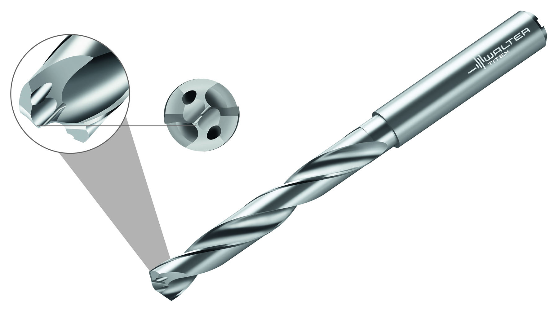 Triumph Carbide Tipped Hole Cutter CENTER DRILL φ6mm x 75L