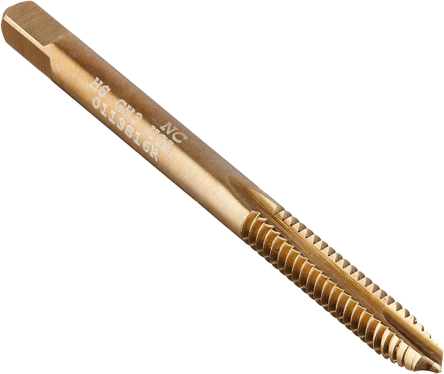 ThunderTap Metric Spiral Point Tap HSS Bronze Oxide M14 X 2