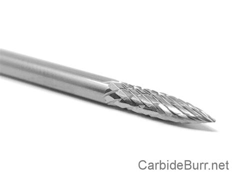 Triumph Solid Carbide Bur Bright Finish 1/8 SG-43
