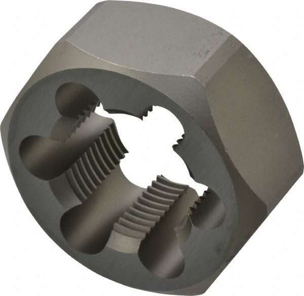Triumph Hex Rethreading Dies Carbon Steel Bright Finish 1-1/4-12 NF