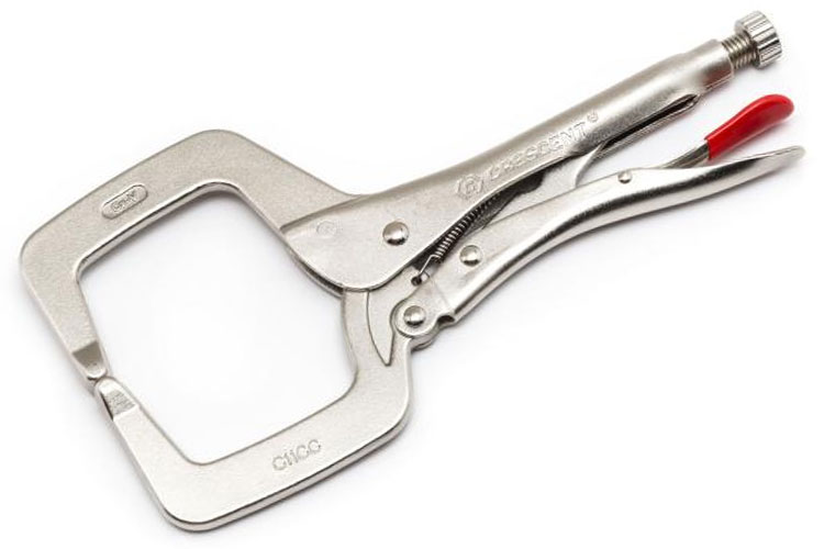 11" Locking C-Clamp with Regular Tips – Bulk