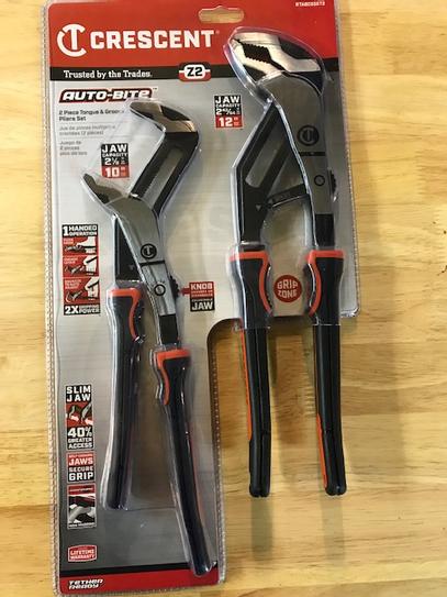 2 Piece Z2™ Auto-Bite™ Tongue & Groove Plier Set