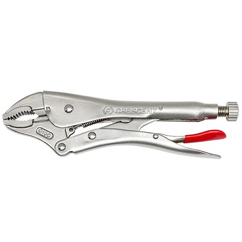 10" Curved Jaw Locking Pliers with Wire Cutter