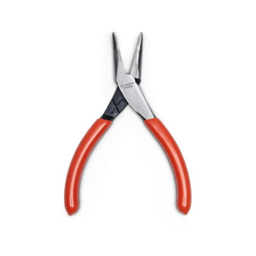 5" Mini Dipped Handle Bent Nose Pliers